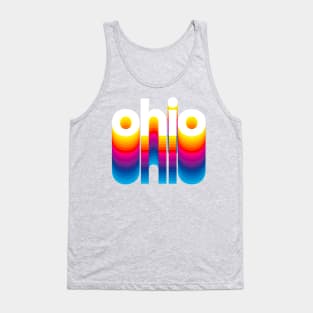 Buckeye State Pride - Rainbow Design I Love Ohio design Tank Top